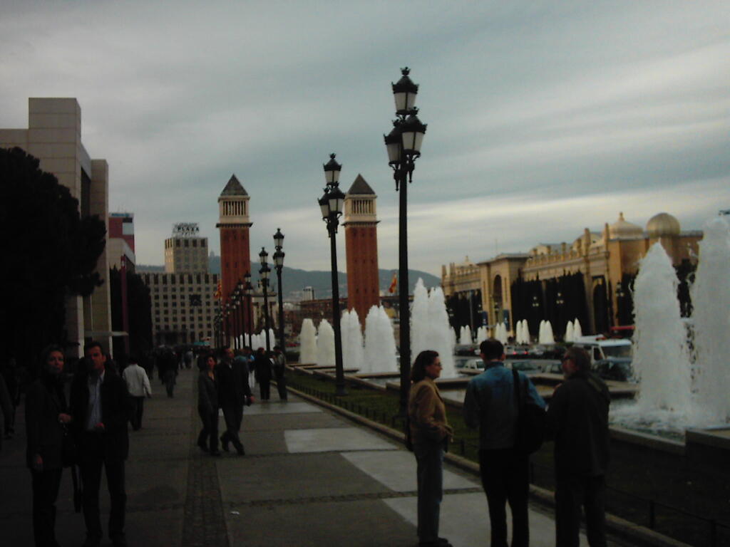 Place d'Espagne et Fontaine magique de Montjuïc